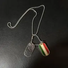 D&G ドッグタグネックレス シルバー