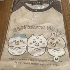 Chiikawa Baby ラグランTシャツ おくるみ ベージュ/ブラウン