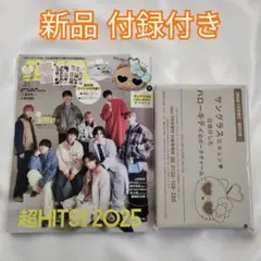 mini 2026年1月号増刊 超特急 サングラスのハローキティ ポーチチャーム