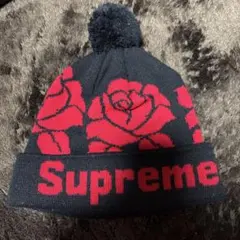 Supreme Rose Beanie ビーニー　ニット帽　ボンボンニット帽