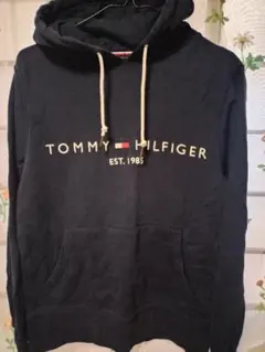 TOMMY HILFIGER ネイビー パーカー S