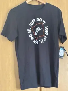 NIKE ナイキ JUST DO IT ロゴ Tシャツ メンズ Mサイズ 黒