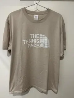 THE TENNIS FACE Tシャツ ベージュ L