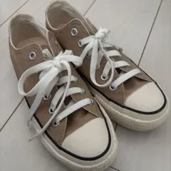 ALL STAR ベージュ ローカット スニーカー