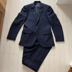 ほぼ新品★ネイビービジネススーツ シングル
