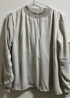 ハニーズ ハニぽか ブラウス くすみベージュ