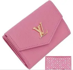 LOUIS VUITTON ピンク 三つ折り財布