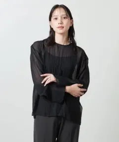 MARW UNITED ARROWS＞シアー ジップ ブルゾン 黒 現行品 - メルカリ