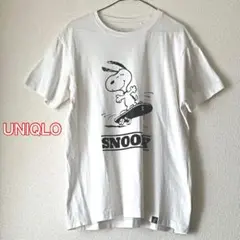 ユニクロ　スヌーピー　Ｔシャツ メンズ　Mサイズ　白