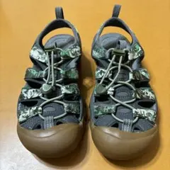 KEEN アウトドアサンダル グリーン/グレー
