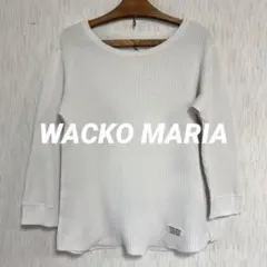 WACKO MARIA ワコマリア 定番サーマル 七分袖 ホワイト ワッフルのサムネイル
