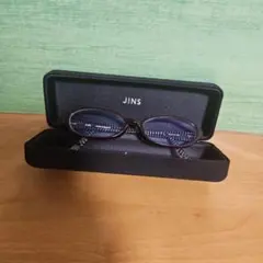 JINS. 度無しメガネ、ブラウン