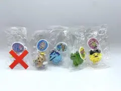 【新品】たまごっち ドットフィギュアチャームガチャ 4種セミコンプリートセット