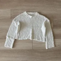 lovecodyou トップス flutter knit ホワイトのサムネイル