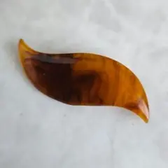 鼈甲カラー ブローチ 帯留め 和装 アンティーク 昭和レトロ 着物 浴衣 み8