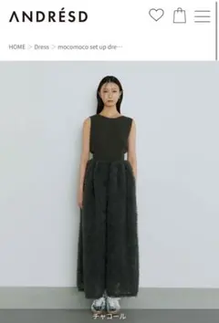 ANDRESD ドレス mocomoco set up dress