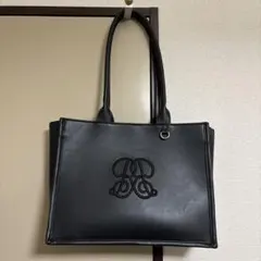 rienda リエンダ レザー トートバッグ ブラックのサムネイル
