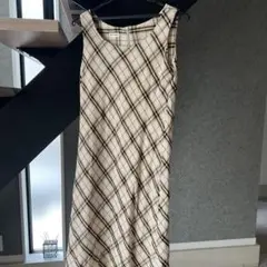 ノースリーブ チェック柄ドレスのサムネイル