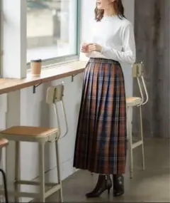 新品未使用　タグ付き　Honeys ハニーズ　プリーツロングスカート　L