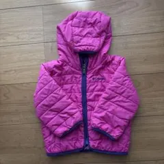 Colombiaフード付き 中綿キルティングジャケット　リバーシブル90cm