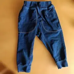 キッズパンツ 110 デニム風