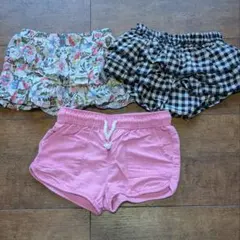 【サイズ70〜80】ベビー服　夏服　女の子　ショートパンツ　ボトムス　半ズボン