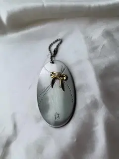ミキモトMIKIMOTO 手鏡　ミラー　ベビーパール付き