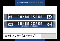 ガンバ大阪 タオルマフラー マフラータオル Jリーグ ヒュンメル 青