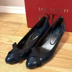 OTAリボン付きパンプス 雨兼用　未使用品！