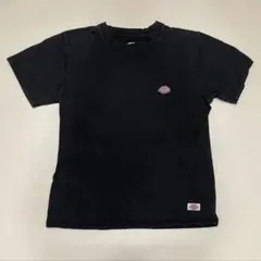 Mサイズ　ディッキーズ Tシャツ 黒 ワンポイント