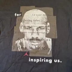 【ヴィンテージ】NIKE ジョーダン　ナイキ　Tシャツ thanks mike.