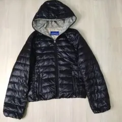 美品 バーバリーブルーレーベルl ブラックダウンジャケットサイズ38