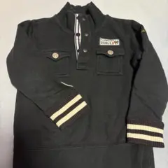 DOUBLE.B 黒 トレーナー 120