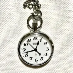 動作未確認 SEIKO 鉄道時計 クォーツ 懐中時計 大鉄刻印 - メルカリ