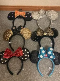 ディズニー、ミニーちゃんカチューシャ 6個セット