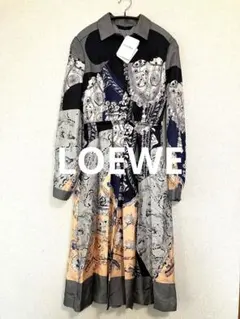 定価30万　LOEWE ロエベ シルク100% 長袖シャツワンピース　36 Sのサムネイル