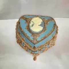 カメオ ジュエリーボックス アクセサリーケース オルゴール 小物入れ 日本製