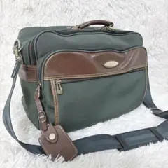 サムソナイト　ビジネスバッグ　2way 鍵　ロック付き　グリーン　USA製