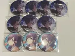 プロセカ グリッター缶バッジ　グリ缶　41A 42A　朝比奈まふゆ