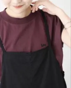 スローブイエナ Lee Tシャツ ボルドーのサムネイル
