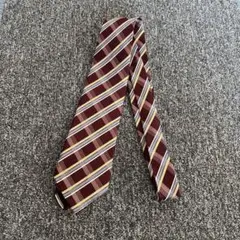 BHPC バーガンディ チェック柄 ネクタイ