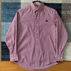 美品 J.PRESS RED LABEL ギンガムチェック 長袖 シャツ Sのサムネイル