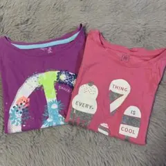 GapKids ギャップキッズ Tシャツ 2枚セット まとめ売り130cm