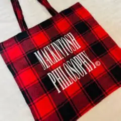 LEE付録 MACKINTOSH チェック柄 BIGトートバッグのサムネイル