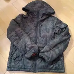 パープル&イエロー　迷彩柄　カモフラ　アーミー　アウター　Mサイズ