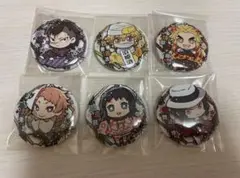 鬼滅の刃 缶バッジ ガチャガチャ 6個セット 我妻善逸 鬼舞辻無惨 煉獄杏寿郎