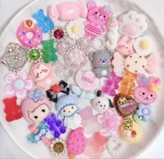 デコパーツ パーツ レジン カボション まとめ売り ホイップデコ 438