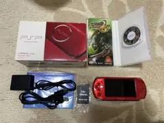 PSP3000 ラディアントレッド モンハン2Gセット