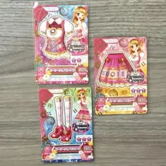 アイカツ　ガーリークロノスコーデ　3点セット　DreamyCrown 大空あかり