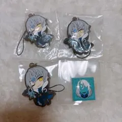 コンパス　アダム　刺繍ステッカー　ラバーストラップ